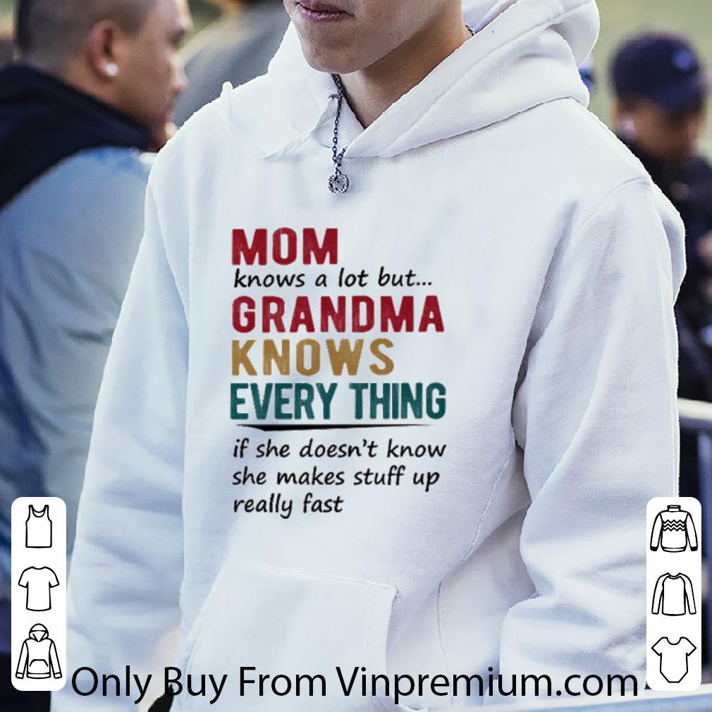 93889116 hot vintage mom knows a lot but grandma knows everything mother s day shirt 4 - Hot Vintage Mom Knows A Lot But Grandma Knows Everything Mother's Day shirt