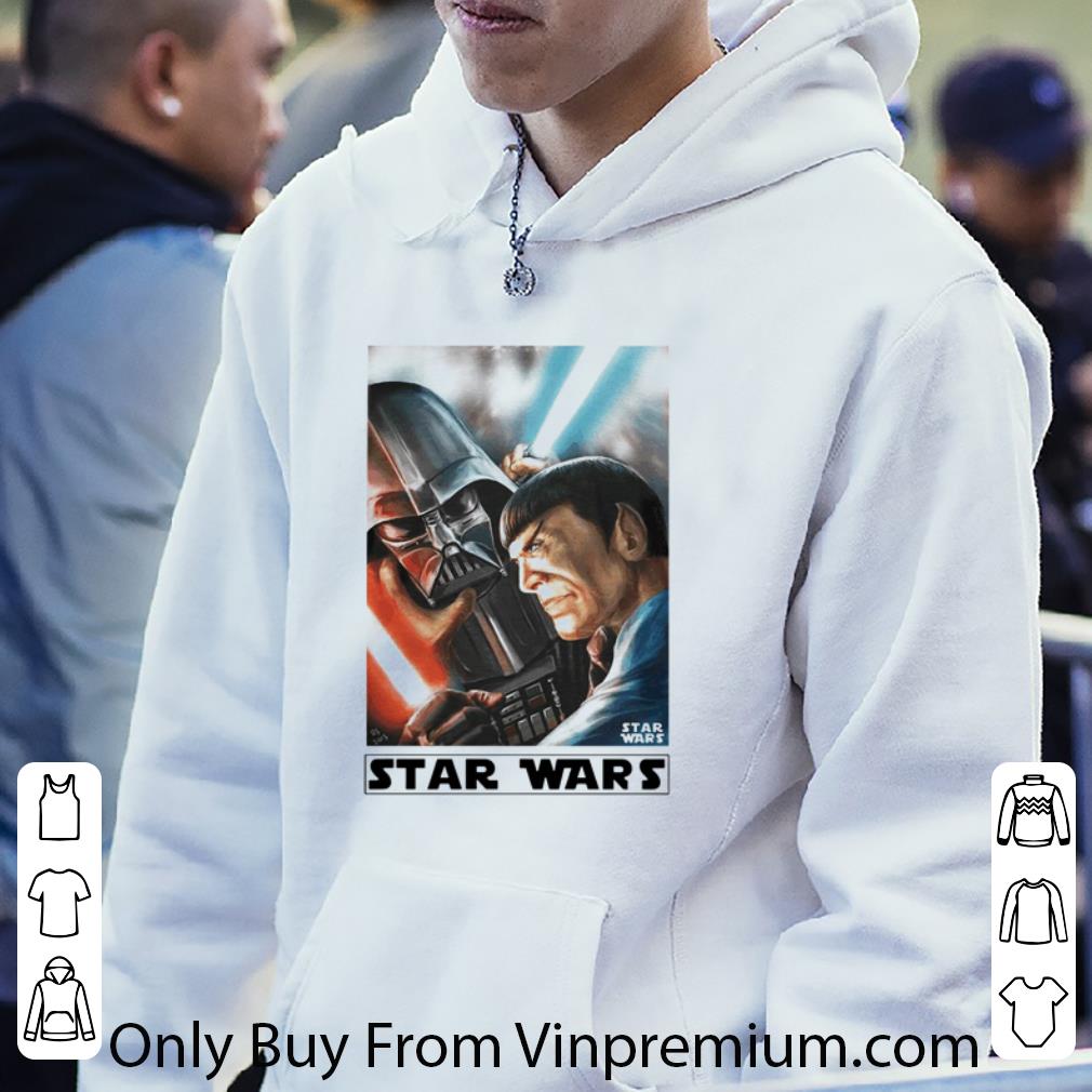 d7d3c5e5 official star wars meets star trek poster shirt 4 - Official Star Wars Meets Star Trek Poster shirt