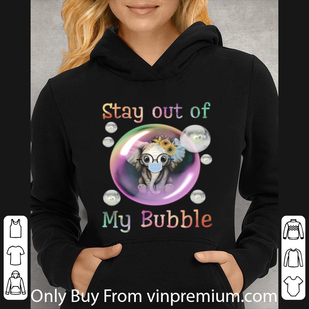d9b59c0c hot stay out of my bubble coronavirus elephant sunflowers mask shirt 4 - Hot Stay Out Of My Bubble Coronavirus Elephant Sunflowers Mask shirt