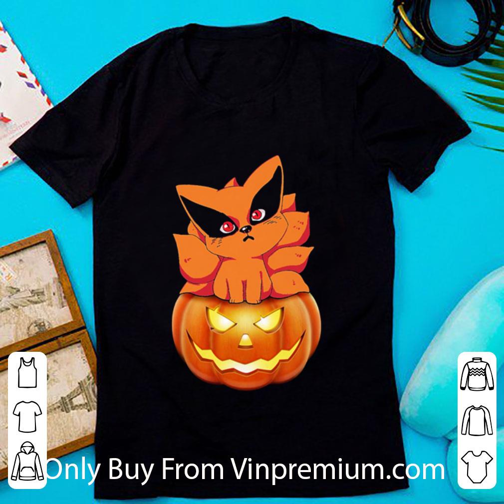 Awesome Halloween Kurama Naruto Pumpkin shirt