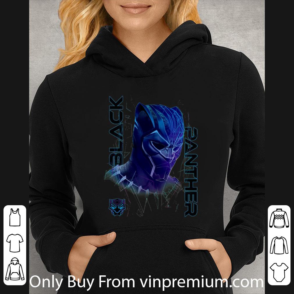 317cec09 official marvel black panther geo tech purple ombre portrait shirt 4 - Official Marvel Black Panther Geo Tech Purple Ombre Portrait shirt
