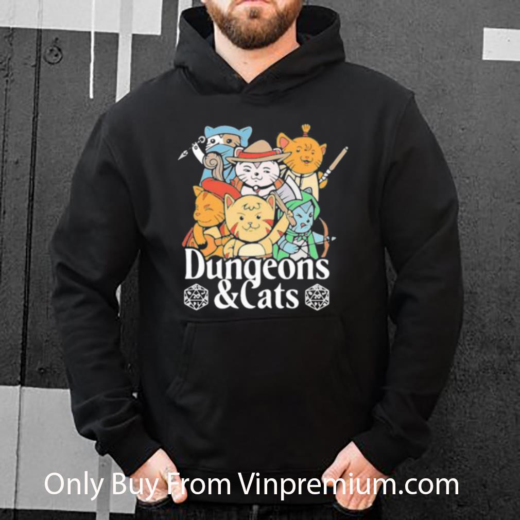 38bf92b7 awesome dungeons and cats game characters art shirt 4 - Awesome Dungeons And Cats Game Characters Art shirt