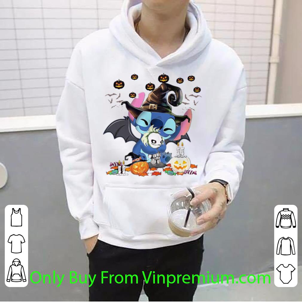 Great Stitch Witch And Jack Skellington Halloween Pumpkin shirt 4047e6ac great stitch witch and jack skellington halloween pumpkin shirt 4 - Great Stitch Witch And Jack Skellington Halloween Pumpkin shirt