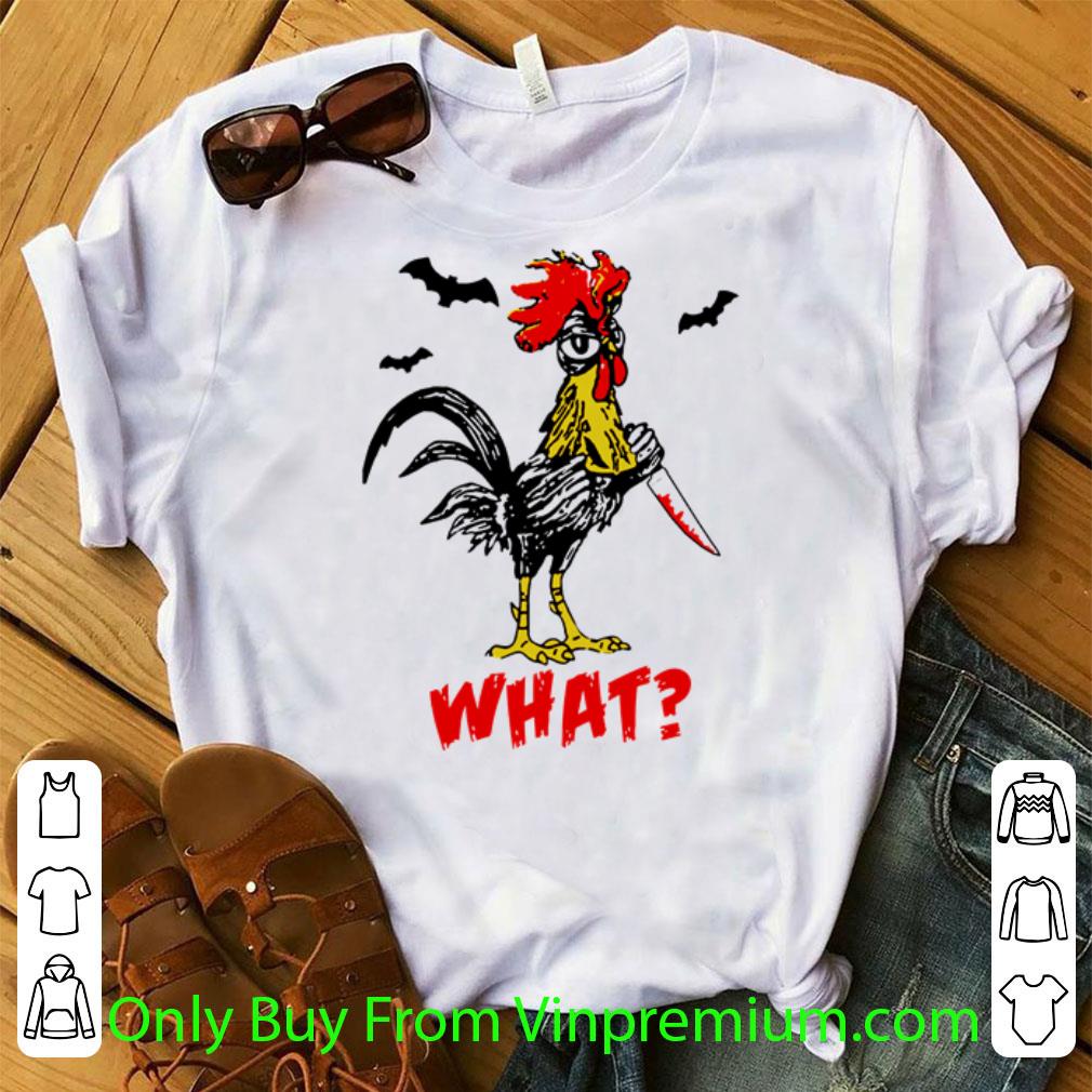 Awesome Chicken What Murderous With Knife shirt