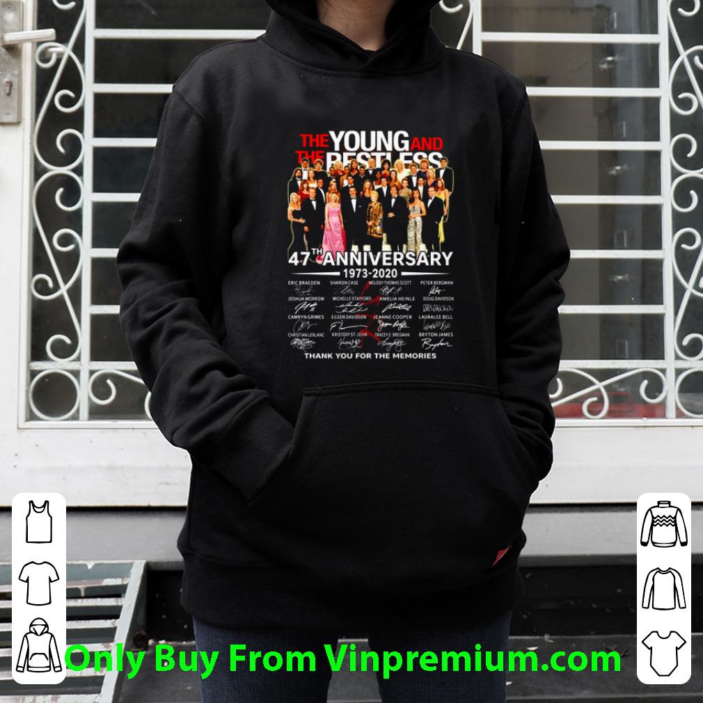 595694b3 nice the young and the restless 47th anniversary 1973 2020 thank you for the memories shirt 4 - Nice The Young And The Restless 47th Anniversary 1973 2020 Thank You For The Memories shirt