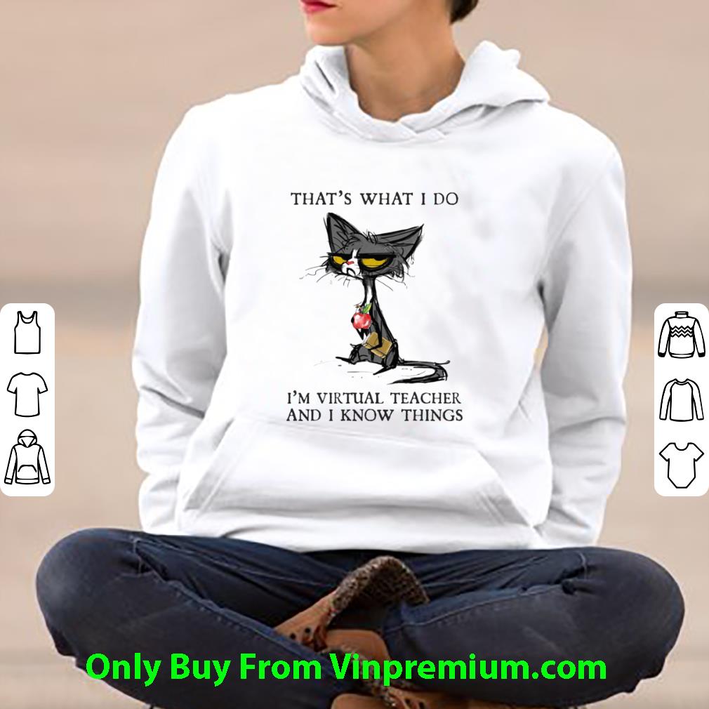 5b279a98 original thats what i do im virtual teacher and i know things shirt 4 - Original Thats What I Do Im Virtual Teacher And I Know Things shirt
