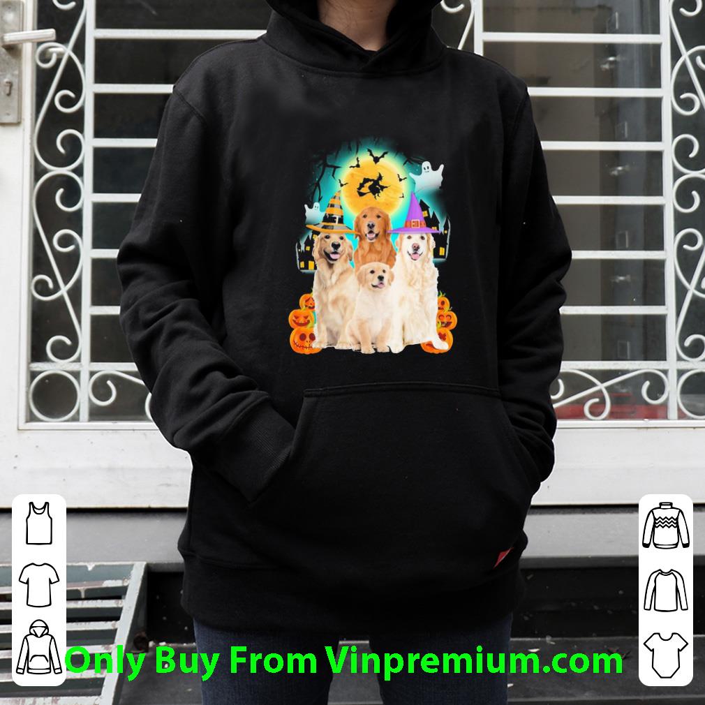 Premium Golden Retriever Halloween Dog Lover shirt 6a51b125 premium golden retriever halloween dog lover shirt 4 - Premium Golden Retriever Halloween Dog Lover shirt