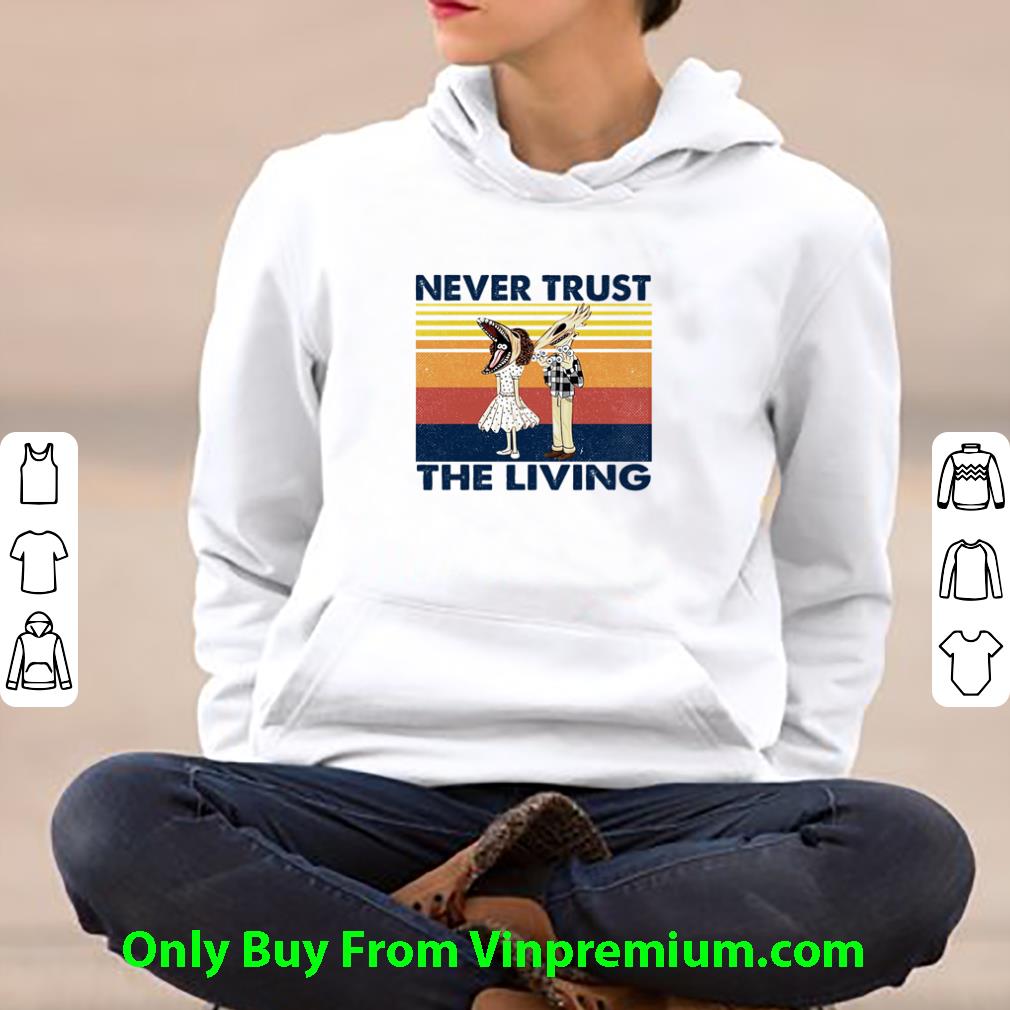a7a29117 nice vintage beetlejuice characters never trust the living shirt 4 - Nice Vintage Beetlejuice Characters Never Trust The Living shirt
