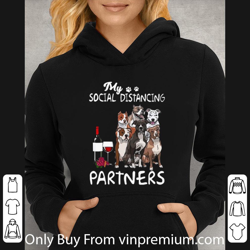d2454de7 pretty pitbull my social distancing partners shirt 4 - Pretty Pitbull My Social Distancing Partners shirt