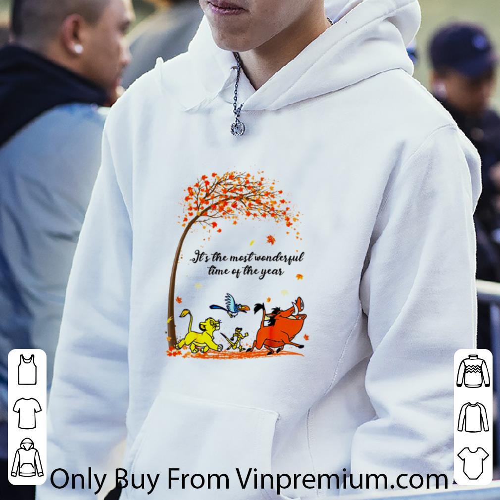 f93d48b5 hot autumn hakuna matata it s the most wonderful time of the year shirt 4 - Hot Autumn Hakuna Matata It’s The Most Wonderful Time Of The Year shirt