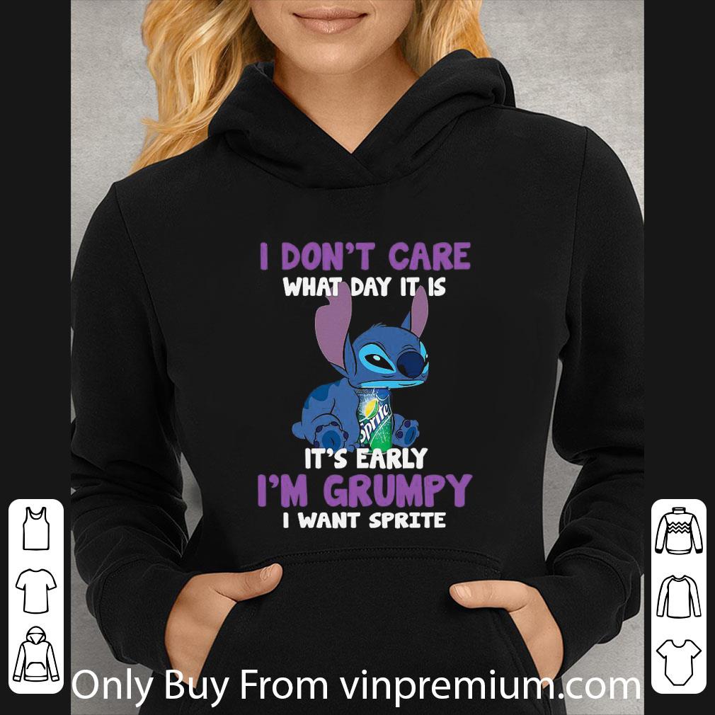1fb1c2c2 nice stitch i don t care what day it is sprite its early im grumpy shirt 4 - Nice Stitch I Don T Care What Day It Is Sprite Its Early Im Grumpy shirt