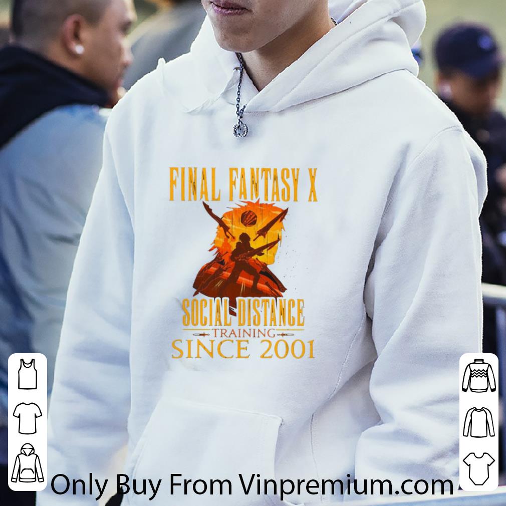 3bd73bca nice final fantasy x social distance training since 2001 coronavirus shirt 4 - Nice Final Fantasy X Social Distance Training Since 2001 Coronavirus shirt
