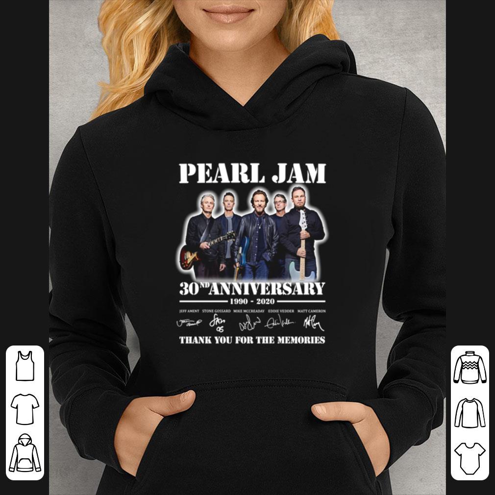 808b4eb4 awesome pearl jam 30th anniversary 1990 2020 all signature shirt 4 - Awesome Pearl Jam 30th Anniversary 1990 2020 All Signature shirt