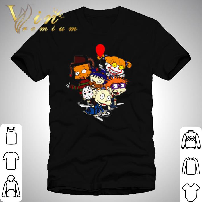 Horror movie characters chibi Halloween shirt