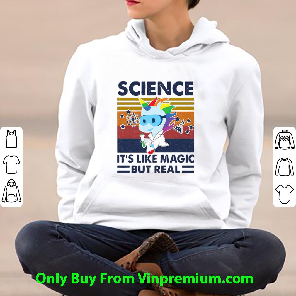 Nice Unicorn Science Its Like Magic But Real Vintage shirt c92b3682 nice unicorn science its like magic but real vintage shirt 4 - Nice Unicorn Science Its Like Magic But Real Vintage shirt