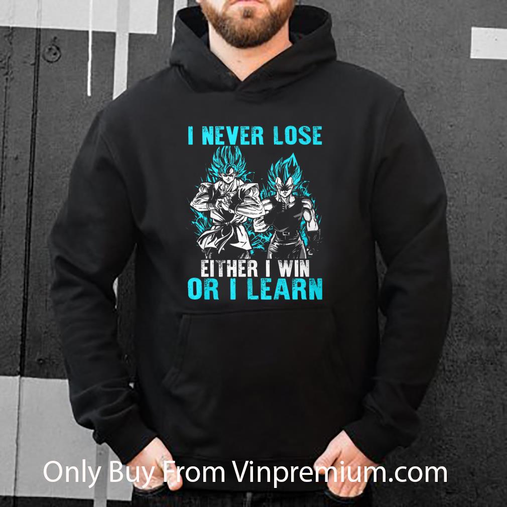 Top Dragonball Son Goku I Never Lose Either I Win Or I Learn shirt dfff3f87 top dragonball son goku i never lose either i win or i learn shirt 4 - Top Dragonball Son Goku I Never Lose Either I Win Or I Learn shirt