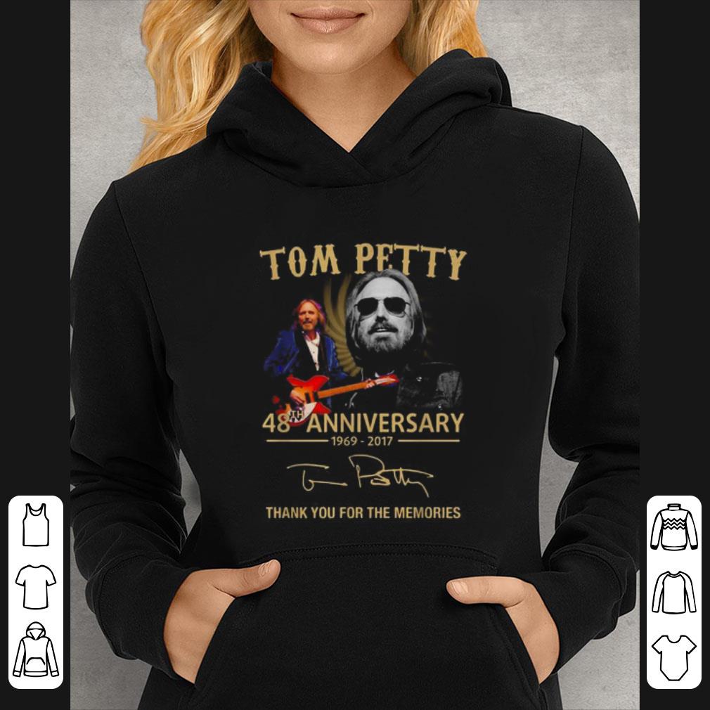 e647c184 official tom petty 48th anniversary 1969 2017 signed thank you memories shirt 4 - Official Tom Petty 48th Anniversary 1969-2017 Signed Thank You Memories shirt