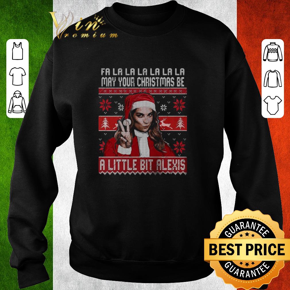 2caee39f top fa la la la la la la may your christmas be a little bit alexis ugly christmas sweater 4 - Top Fa La La La La La La May Your Christmas Be A Little Bit Alexis Ugly Christmas sweater