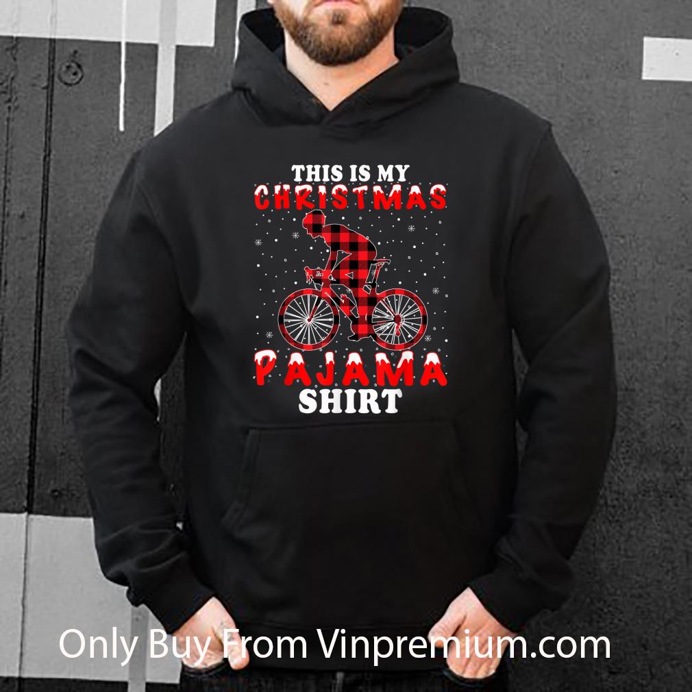 33c41479 nice his is my christmas pajama shirt cycling lover shirt 4 - Nice his Is My Christmas Pajama Shirt Cycling Lover shirt