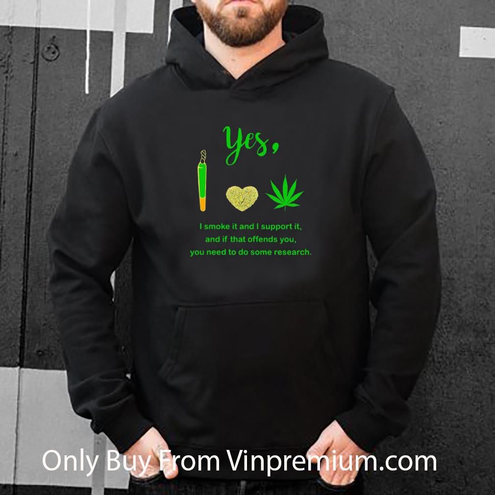 605421ce nice weed yes i smoke it and i support it and if that offends you need to do some research shirt 4 - Nice Weed yes i smoke it and i support it and if that offends you need to do some research shirt