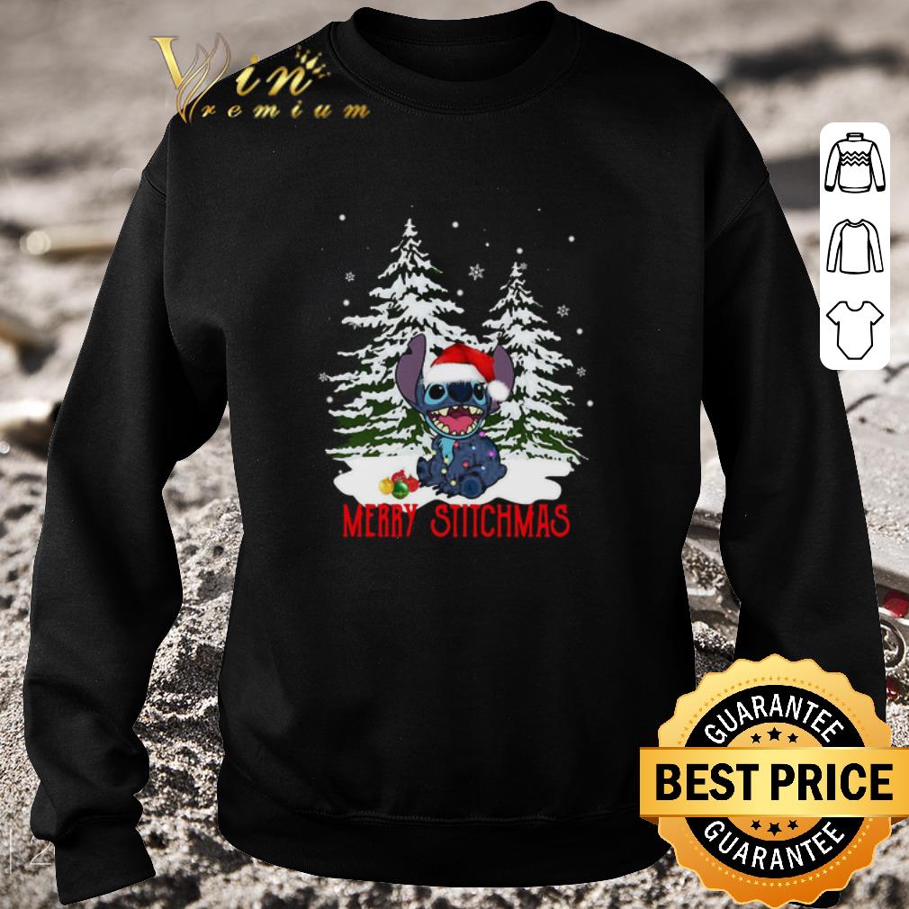 797c6193 nice santa stitch merry stitchmas shirt 4 - Nice Santa Stitch Merry Stitchmas shirt