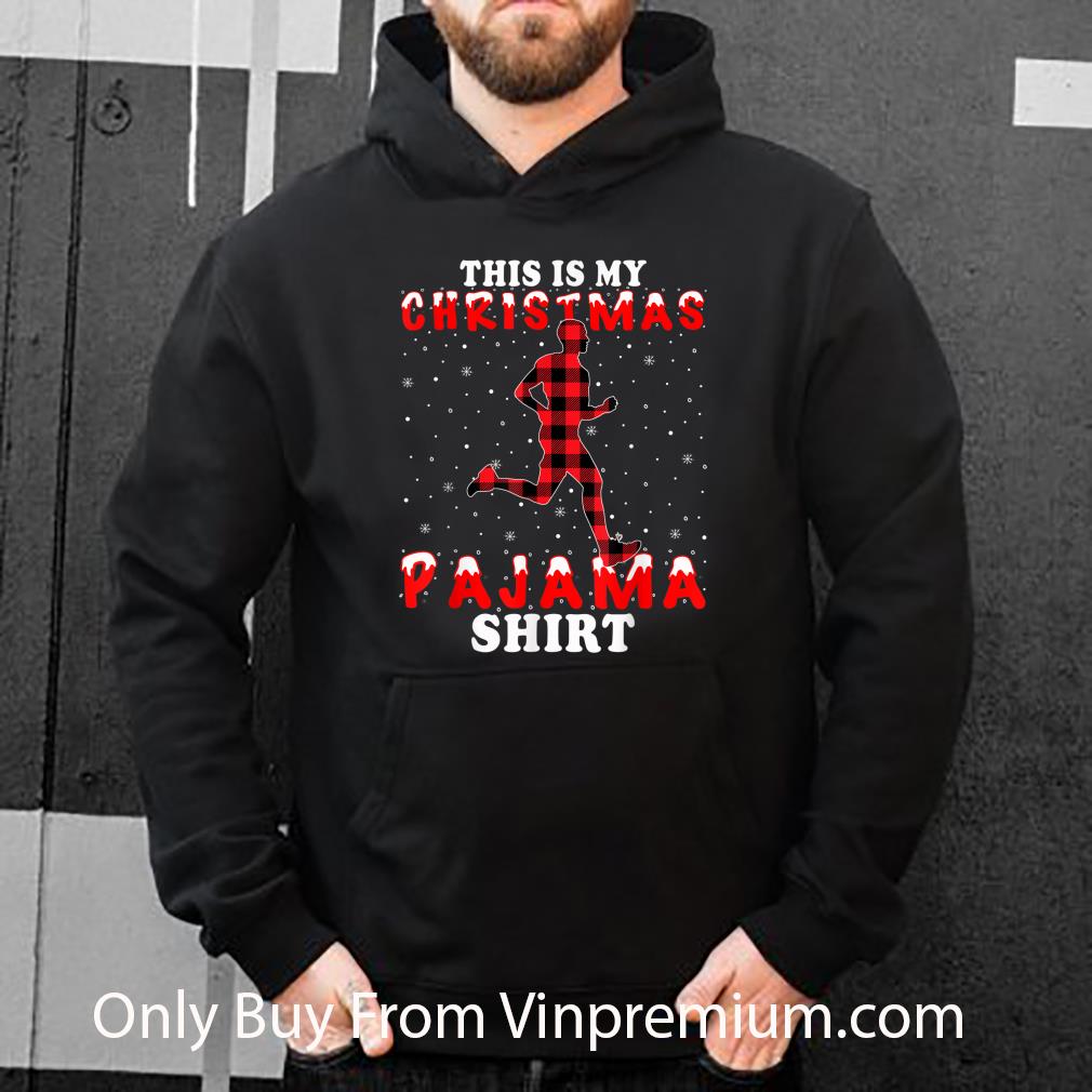 88df4ca6 nice this is my christmas pajama shirt running lover shirt 4 - Nice This Is My Christmas Pajama Shirt Running Lover shirt