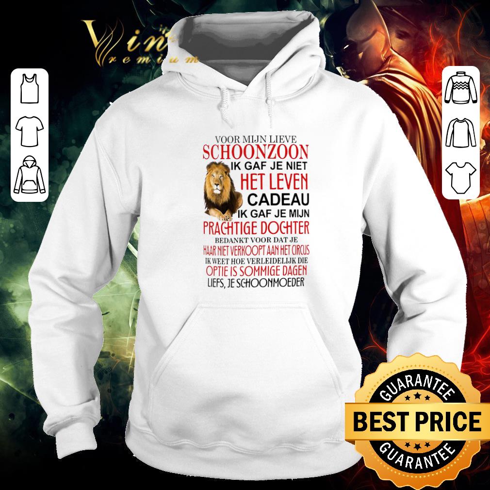 Official Voor Mijn Lieve Schoonzoon Ik Gaf Je Niet Het Leven Cadeau Ik Gaf Je Mijn Prachtige Dochter shirt d0fcfedc official voor mijn lieve schoonzoon ik gaf je niet het leven cadeau ik gaf je mijn prachtige dochter shirt 4 - Official Voor Mijn Lieve Schoonzoon Ik Gaf Je Niet Het Leven Cadeau Ik Gaf Je Mijn Prachtige Dochter shirt