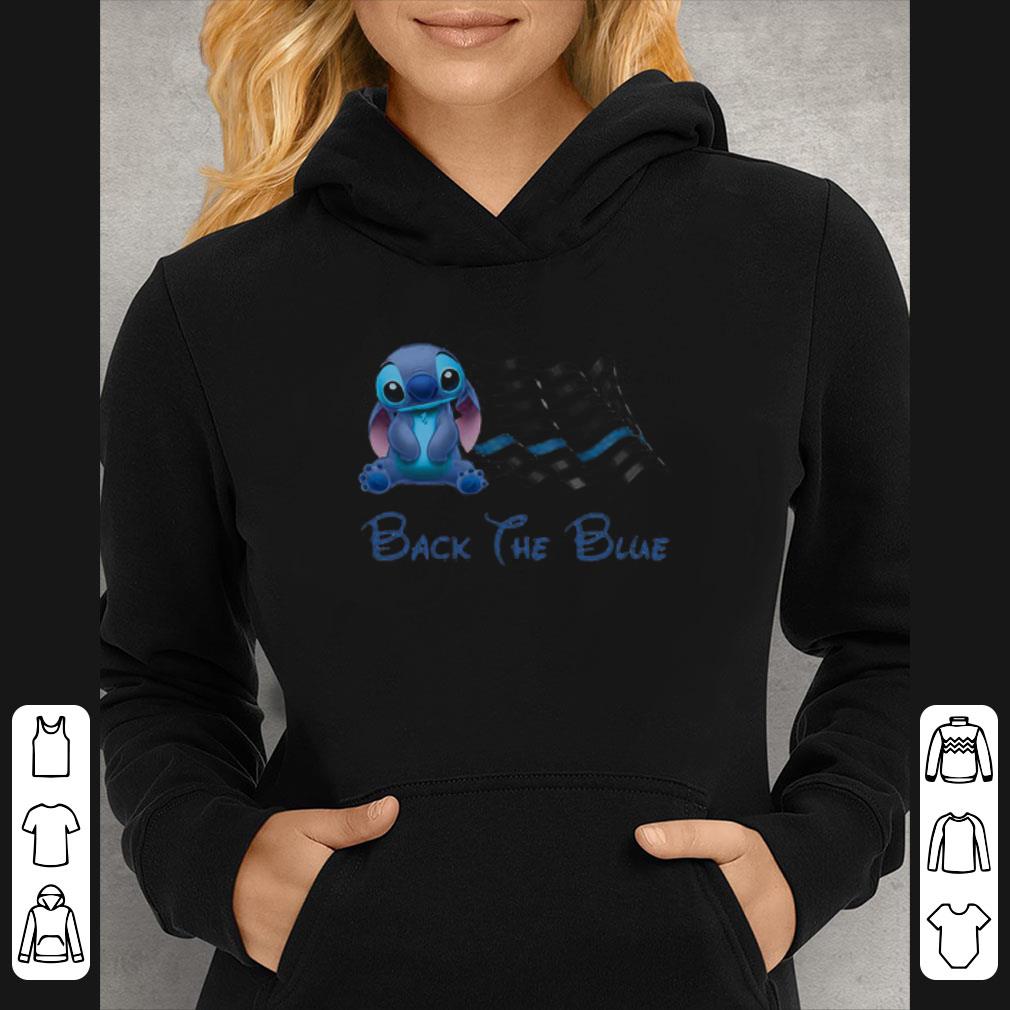 d1934726 official stitch back the blue thin blue line flag 4th of july shirt 4 - Official Stitch Back The Blue Thin Blue Line Flag 4th Of July shirt