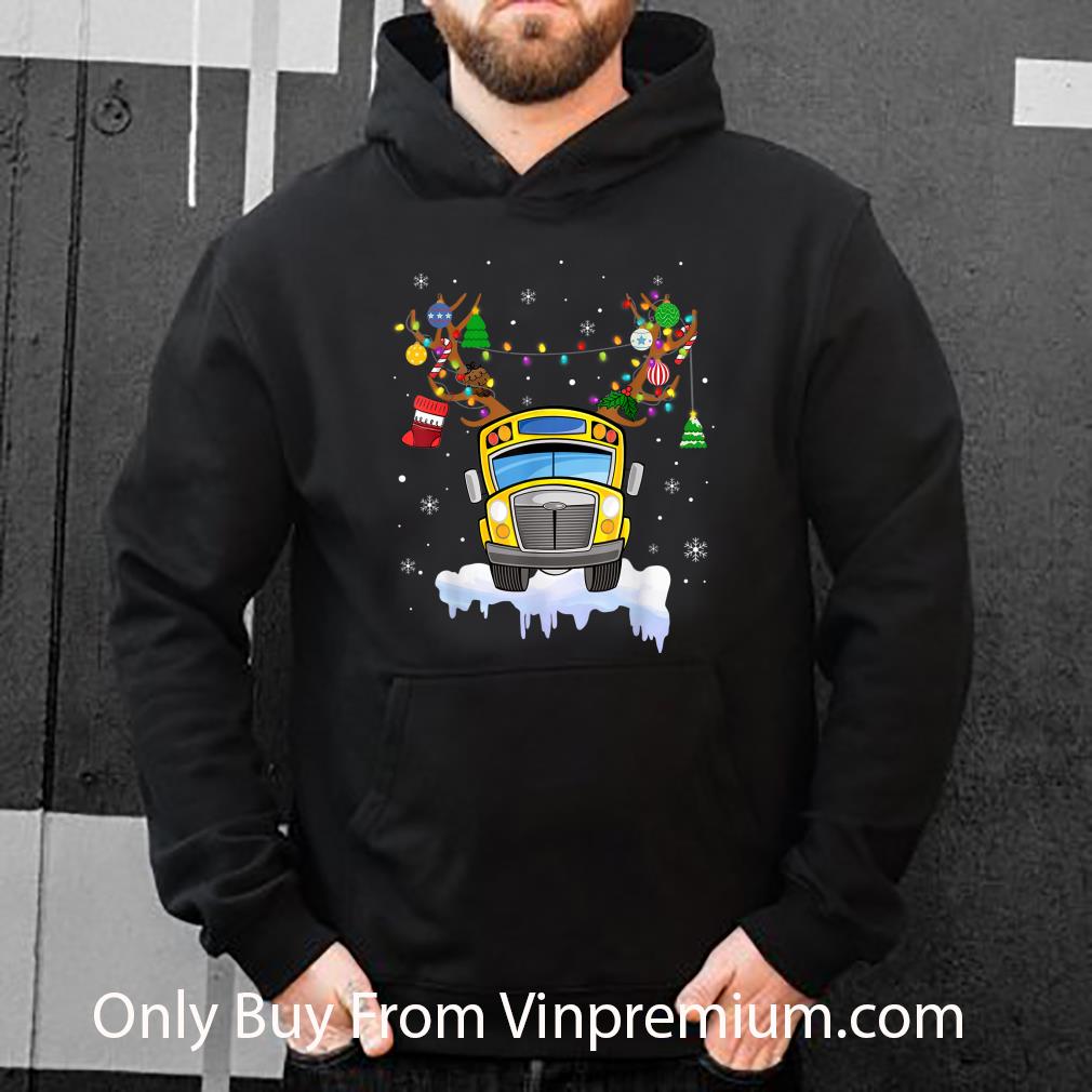 ea4ca0e1 original school bus driver christmas reindeer ornament shirt 4 - Original School Bus Driver Christmas Reindeer Ornament shirt