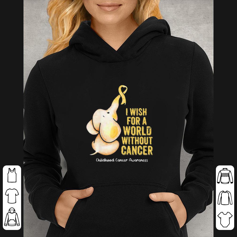 Nice I Wish For A World Without Childhood Cancer Awareness Elephant shirt fb6bfc1d nice i wish for a world without childhood cancer awareness elephant shirt 4 - Nice I Wish For A World Without Childhood Cancer Awareness Elephant shirt