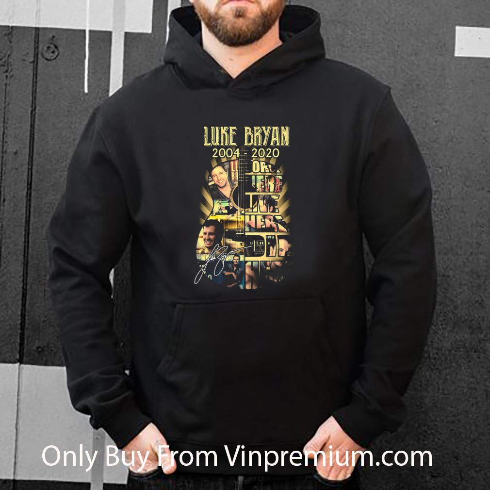 12516b1f hot guitar luke bryan 2004 2020 signature shirt 4 - Hot Guitar Luke Bryan 2004-2020 Signature shirt