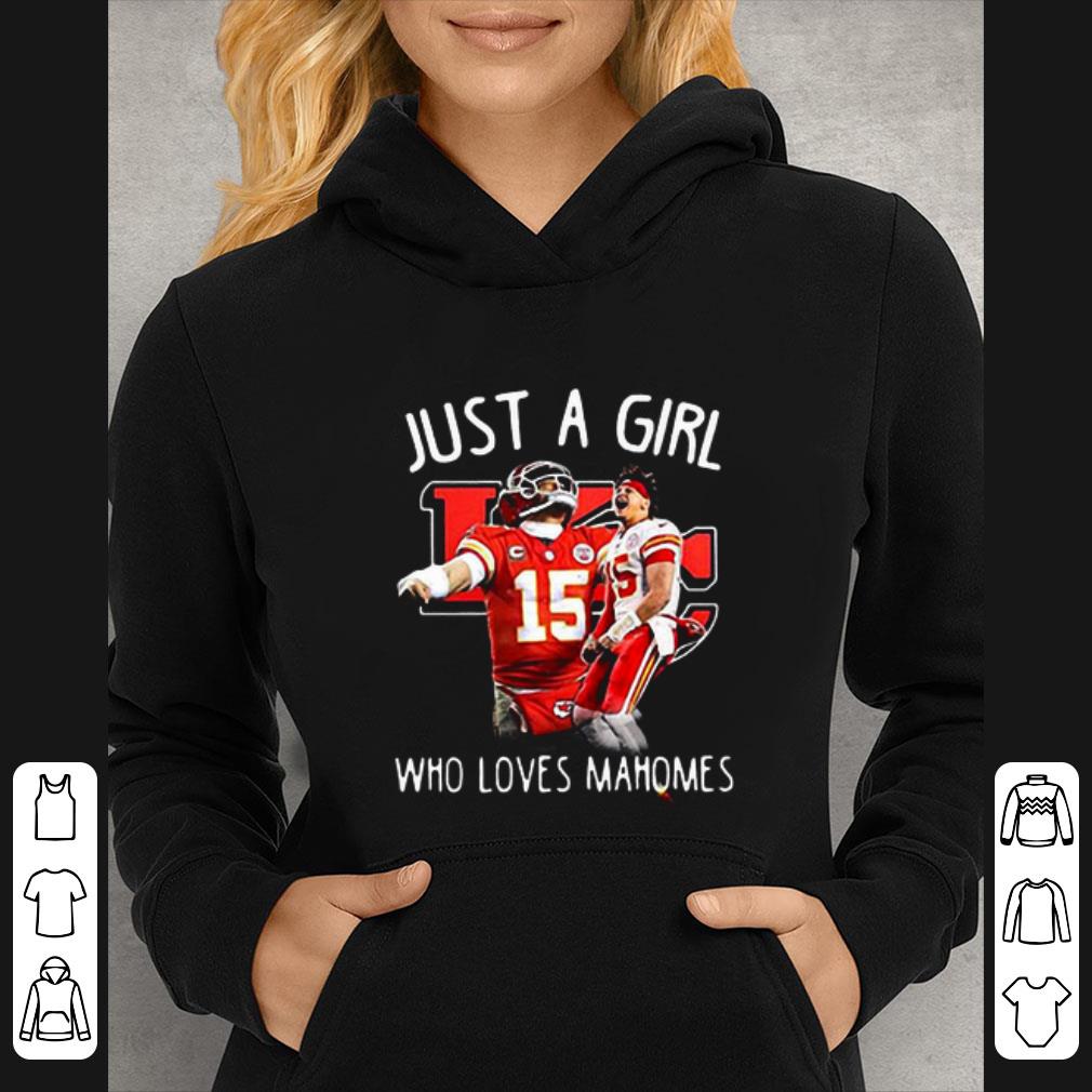 24a2217e awesome just a girl who loves mahomes patricks 15 shirt 4 - Awesome Just A Girl Who Loves Mahomes Patricks 15 shirt