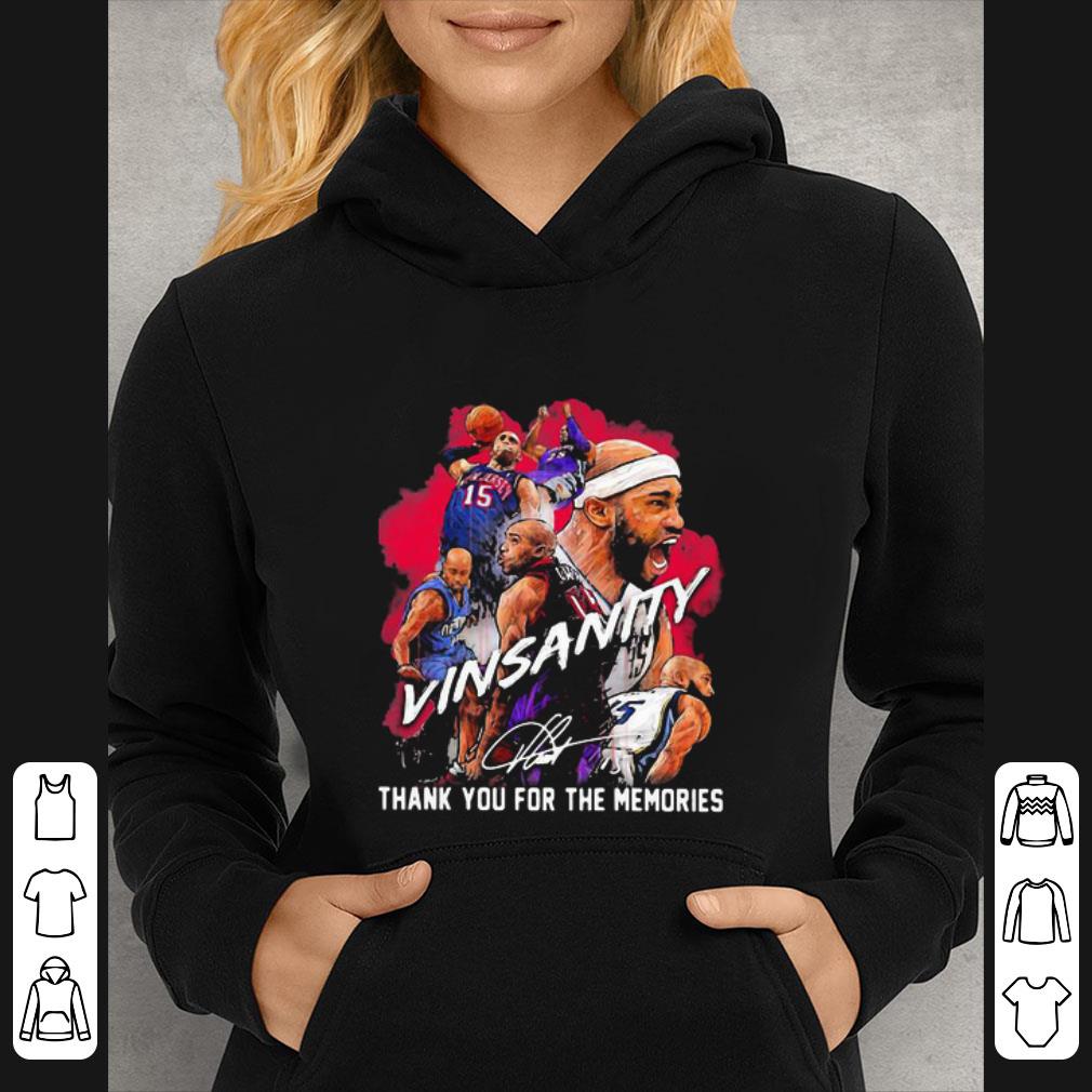 5c72da01 original vinsanity vince carter thank you for the memories signature shirt 4 - Original Vinsanity Vince Carter Thank You For The Memories Signature shirt