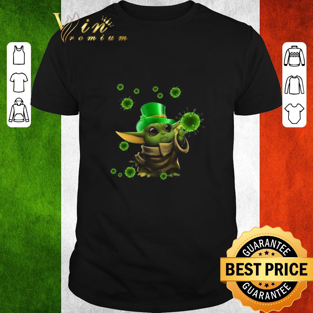 Awesome St. Patrick’s Day Star Wars Baby Yoda Coronavirus shirt