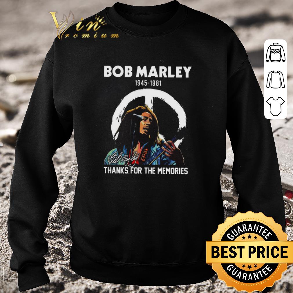 d2a5f265 original bob marley 1945 1981 thank you for the memories signature shirt 4 - Original Bob Marley 1945 1981 Thank You For The Memories Signature shirt