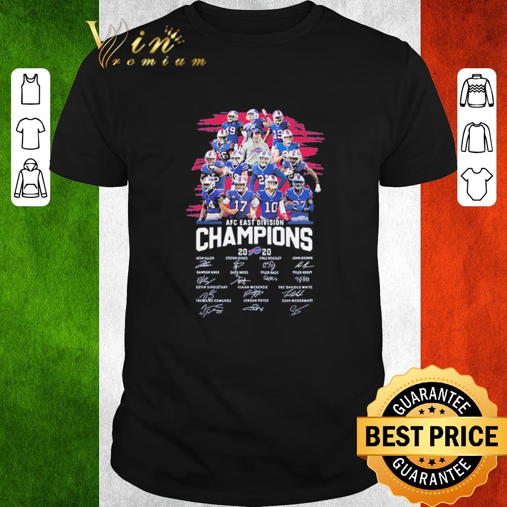 Top Buffalo Bills AFC east division Champions signatures shirt