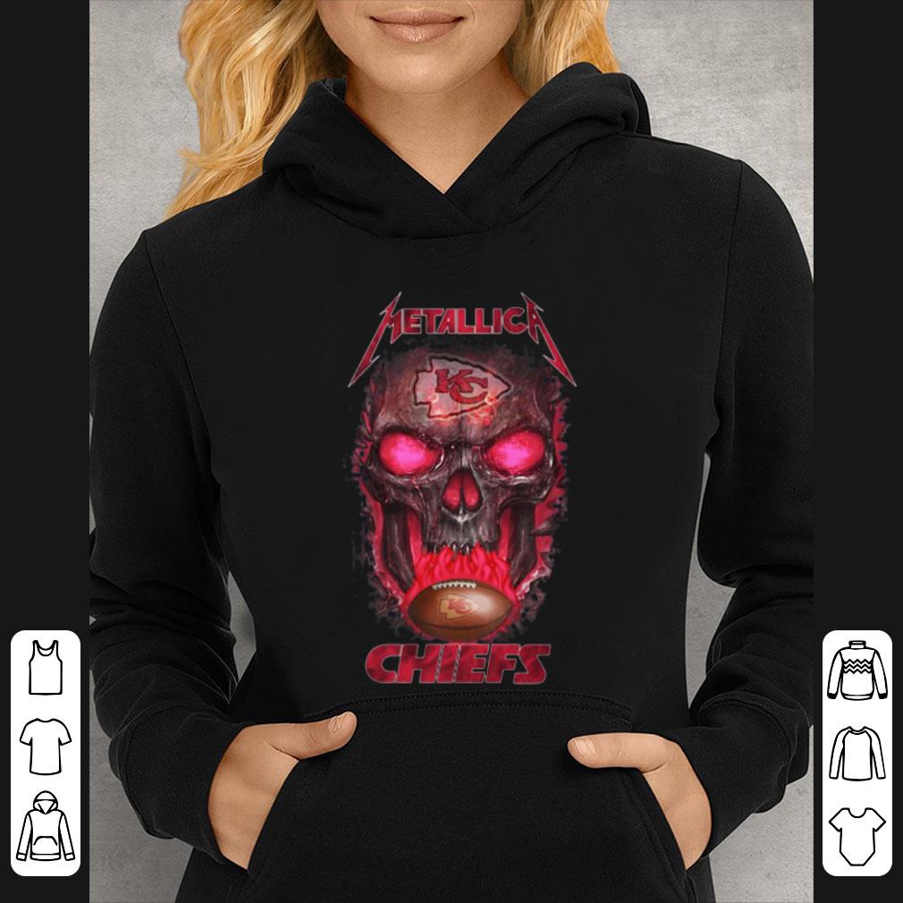 16054be5 pretty metallica chiefs nfl skull kansas city chiefs shirt 4 - Pretty Metallica Chiefs NFL Skull Kansas City Chiefs shirt