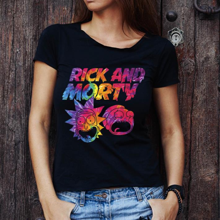 Awesome Rick And Morty - Rick And Morty Tie Dye Drip shirt