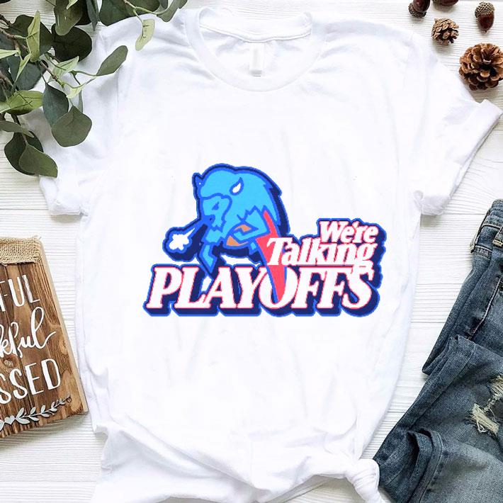 Official Logo Buffalo Bills We're Talking Playoffs shirt