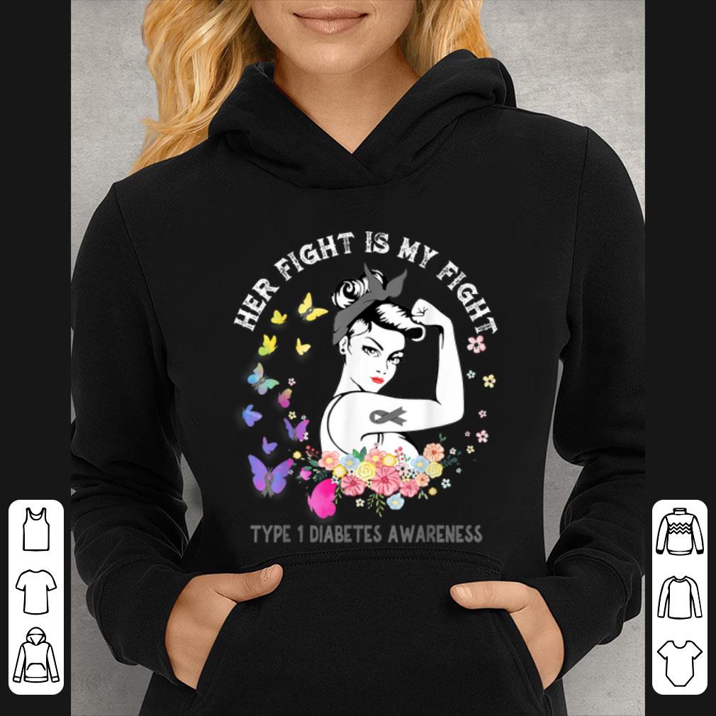 Awesome Her Fight Is My Fight Type 1 Diabetes Awareness Strong Girl shirt 43e30f63 awesome her fight is my fight type 1 diabetes awareness strong girl shirt 4 - Awesome Her Fight Is My Fight Type 1 Diabetes Awareness Strong Girl shirt