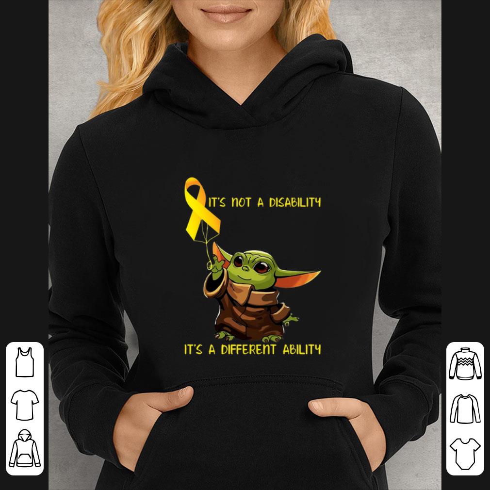 4d7d99e7 hot baby yoda autism it s not a disability it s a different ability shirt 4 - Hot Baby Yoda Autism It’s Not A Disability It’s A Different Ability shirt