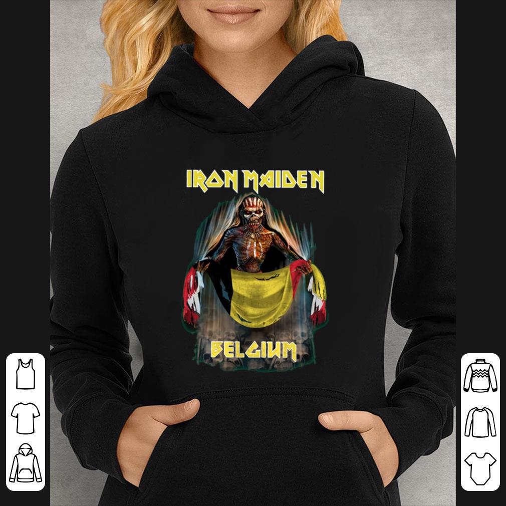583b3717 pretty iron maiden belgium flag shirt 4 - Pretty Iron Maiden Belgium flag shirt