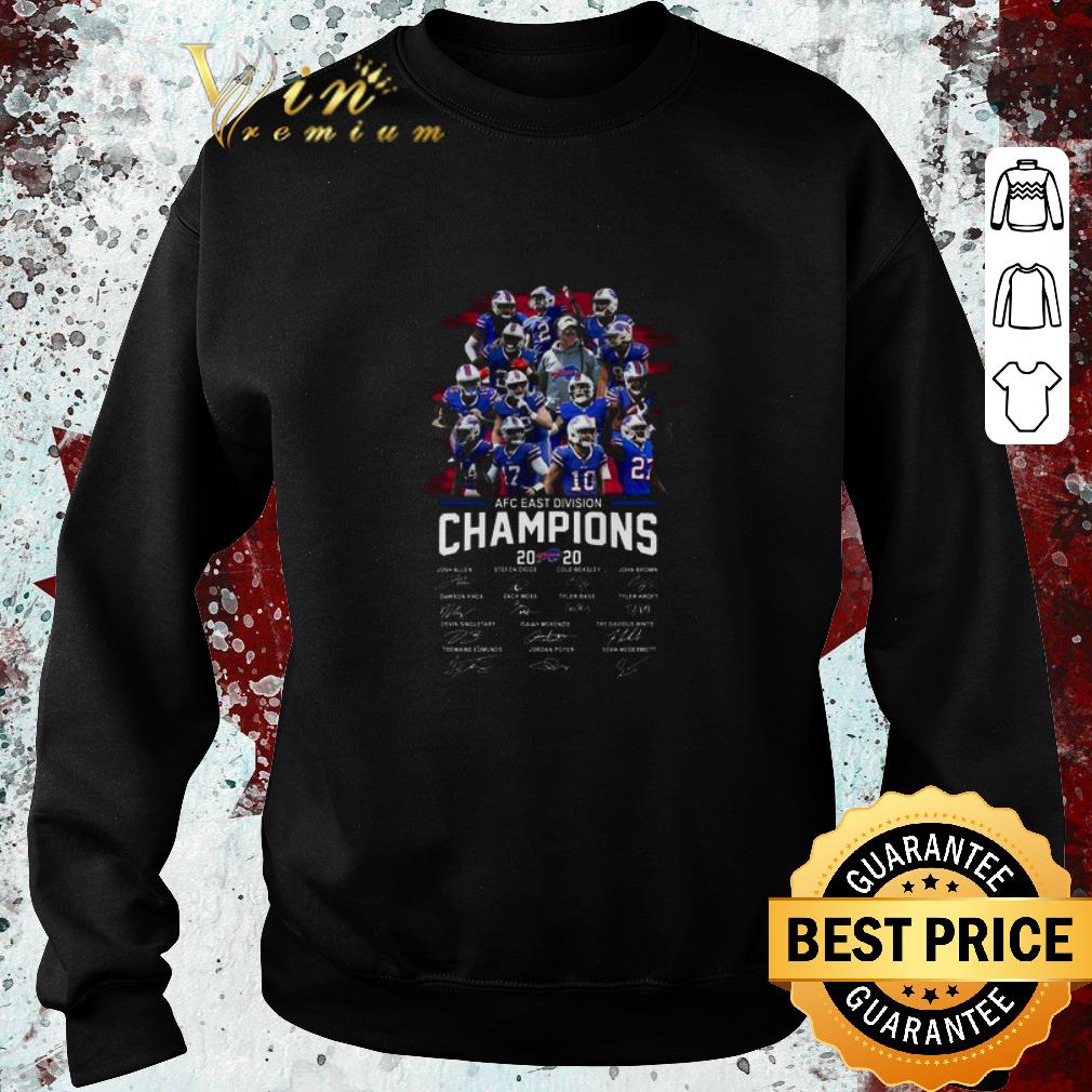 7886d55f original afc east division champions 2020 buffalo bills signatures shirt 4 - Original AFC East Division Champions 2020 Buffalo Bills Signatures shirt