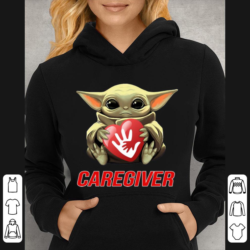 88ee219a official star wars baby yoda hug caregiver shirt 4 - Official Star Wars Baby Yoda Hug Caregiver shirt