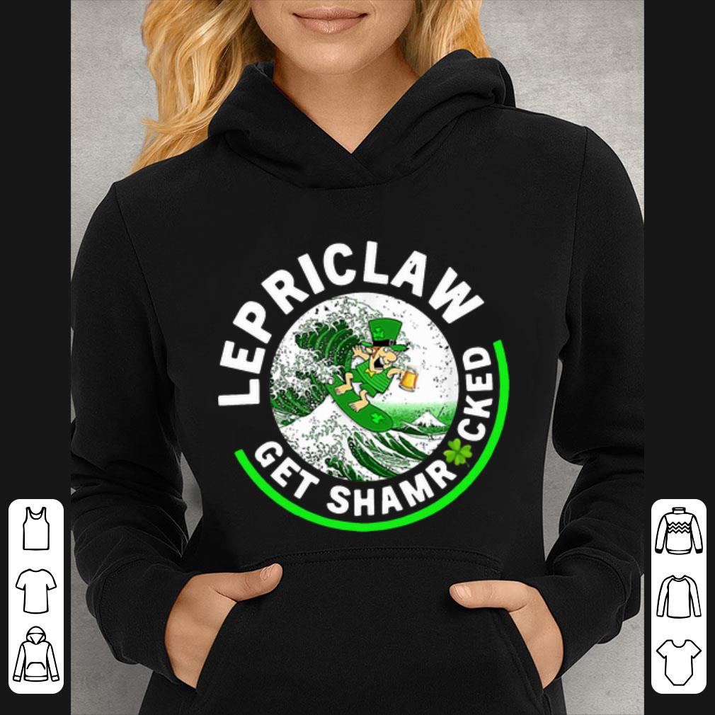 96c4ffa3 top lepriclaw shamrock leprechaun surf wave beer drinking shirt 4 - Top Lepriclaw Shamrock Leprechaun Surf Wave Beer Drinking shirt