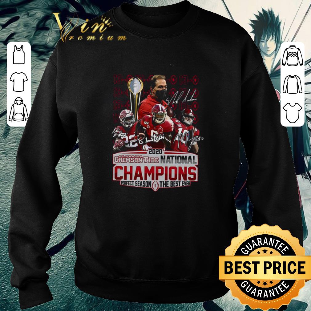 Official 2020 Alabama Crimson Tide 13-0 National Champions Perfect Season shirt a4ecd173 official 2020 alabama crimson tide 13 0 national champions perfect season shirt 4 - Official 2020 Alabama Crimson Tide 13-0 National Champions Perfect Season shirt