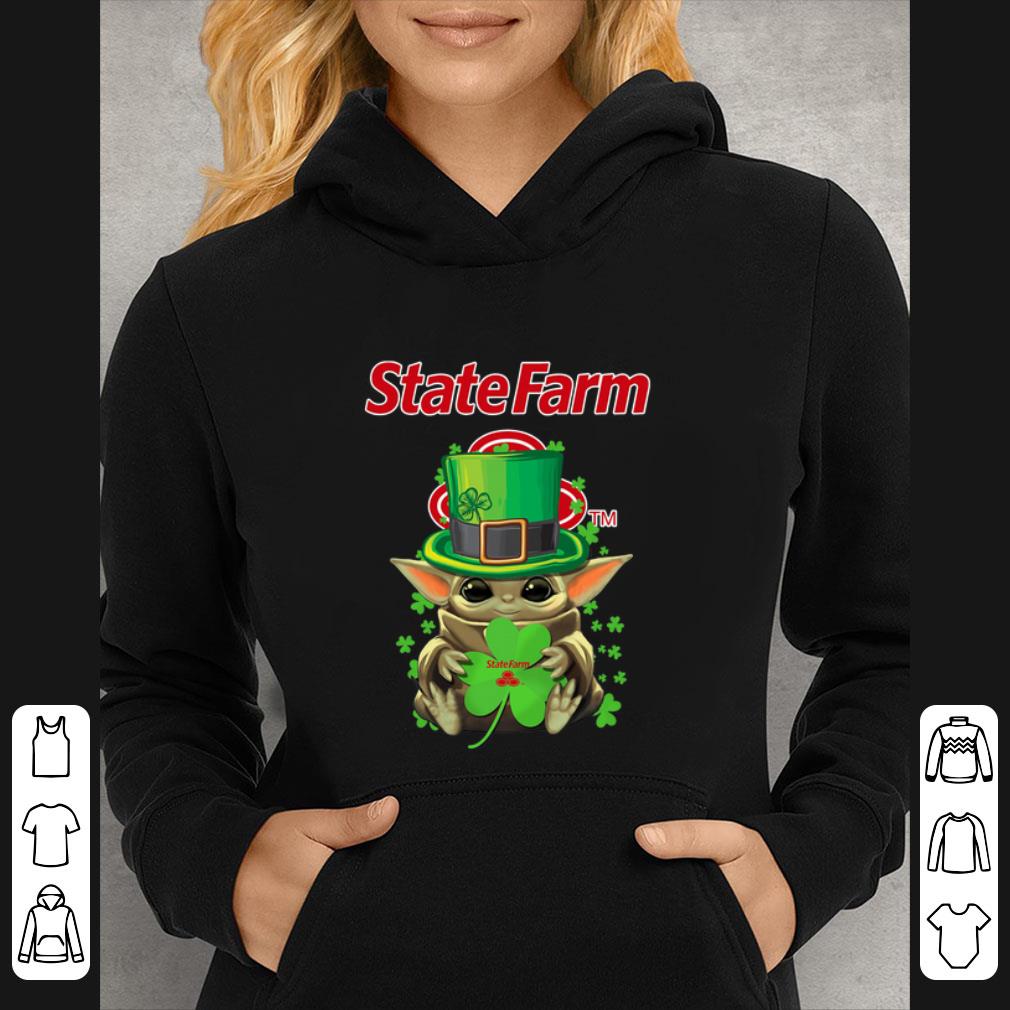 ef3b23eb official star wars baby yoda state farm shamrock st patrick s day shirt 4 - Official Star Wars Baby Yoda State Farm Shamrock St.Patrick’s Day shirt