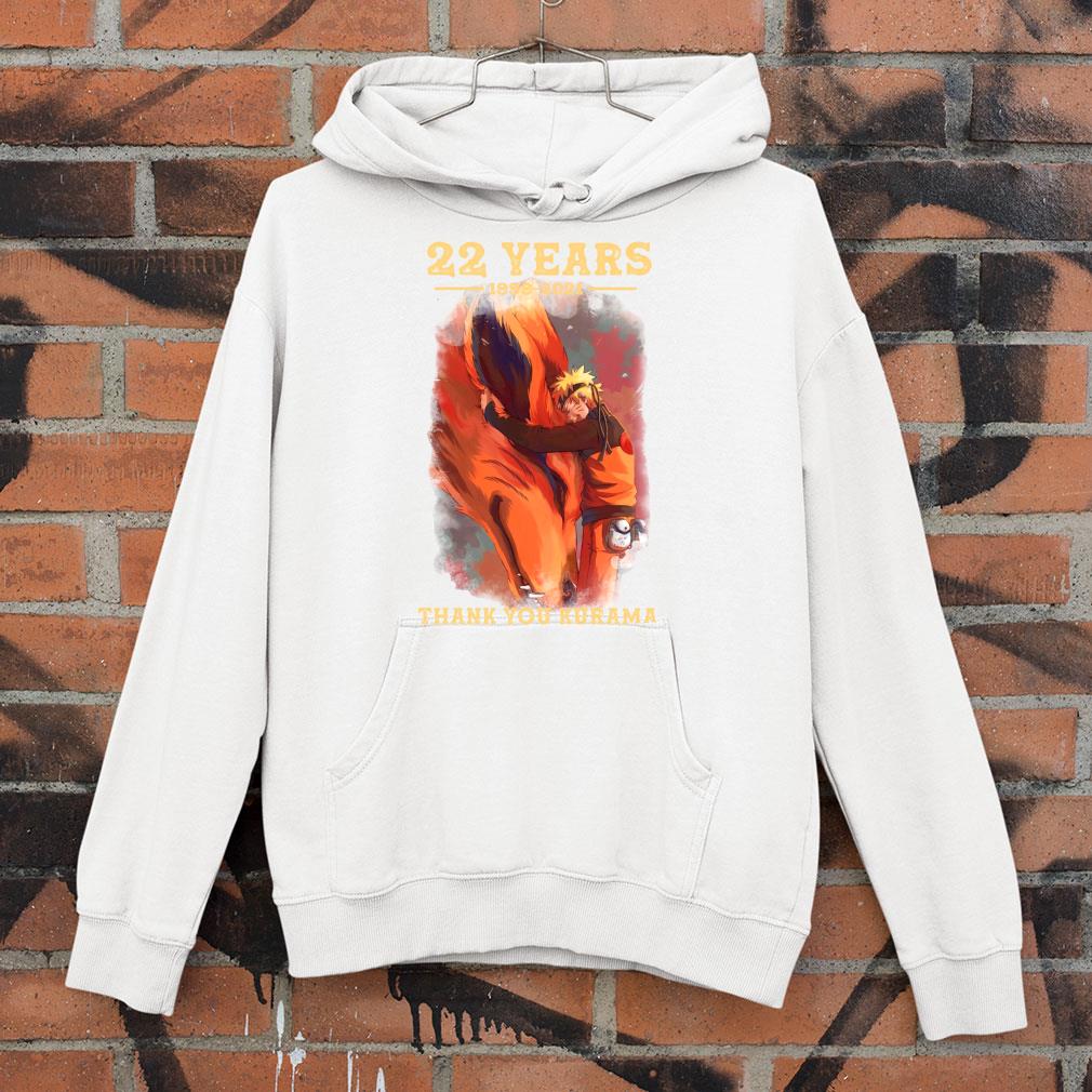 Original Naruto 22 years 1998-2021 Thank You Kurama Anime shirt 8264f9bb naruto 22 years 1998 2021 thank you kurama anime shirt 4 - Original Naruto 22 years 1998-2021 Thank You Kurama Anime shirt
