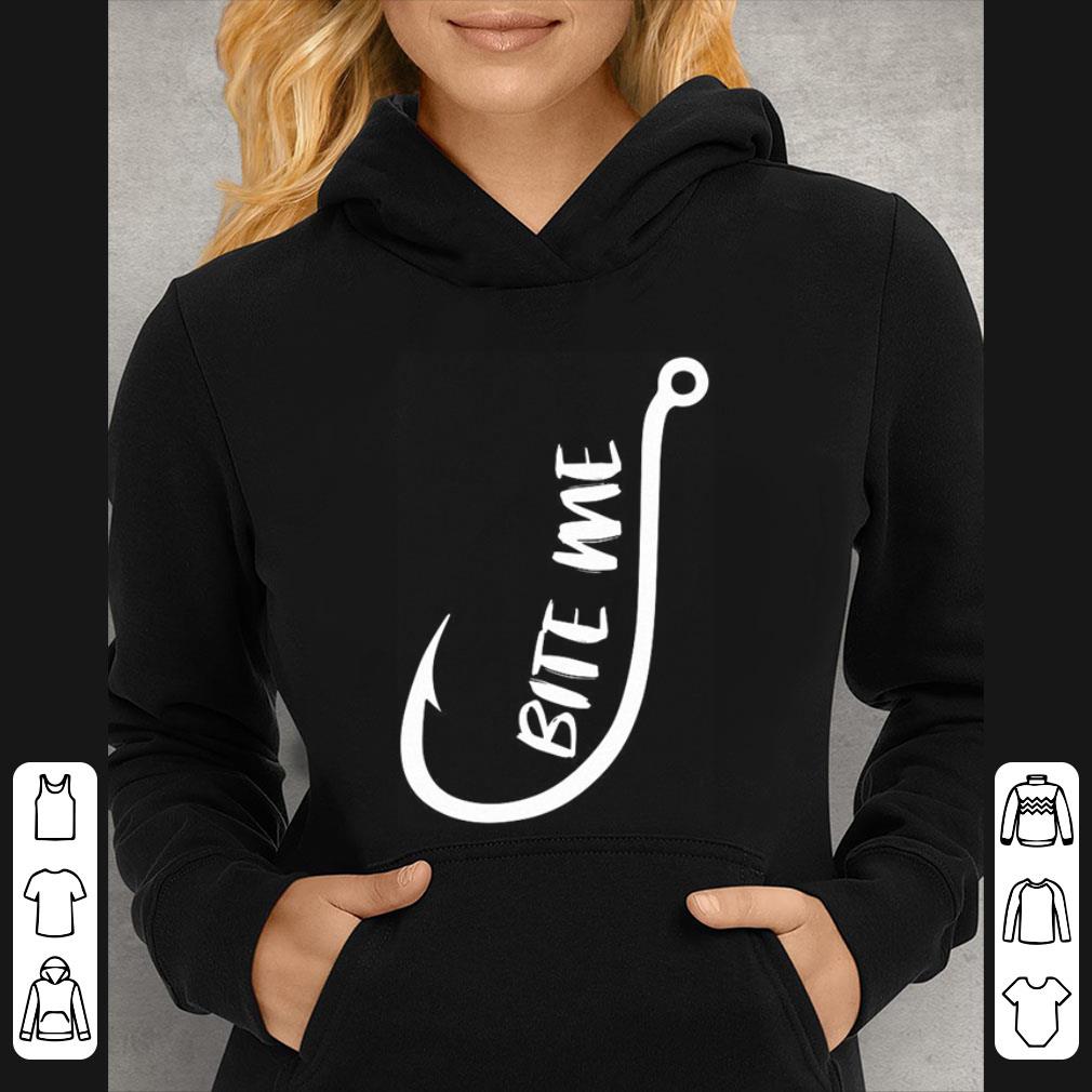 cecd0f7b premium hooks fishing bite me shirt 4 - Premium Hooks Fishing Bite Me shirt