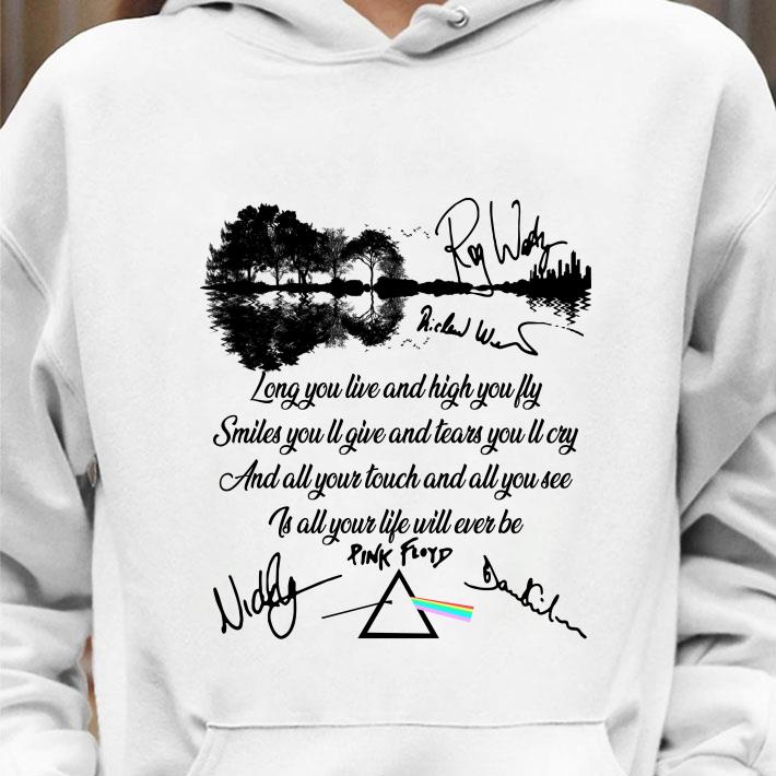 Awesome Pink Floyd Signatures Breathe Lyrics Long You Live And High You Fly shirt b780e1db pink floyd signatures breathe lyrics long you live and high you fly shirt 4 - Awesome Pink Floyd Signatures Breathe Lyrics Long You Live And High You Fly shirt